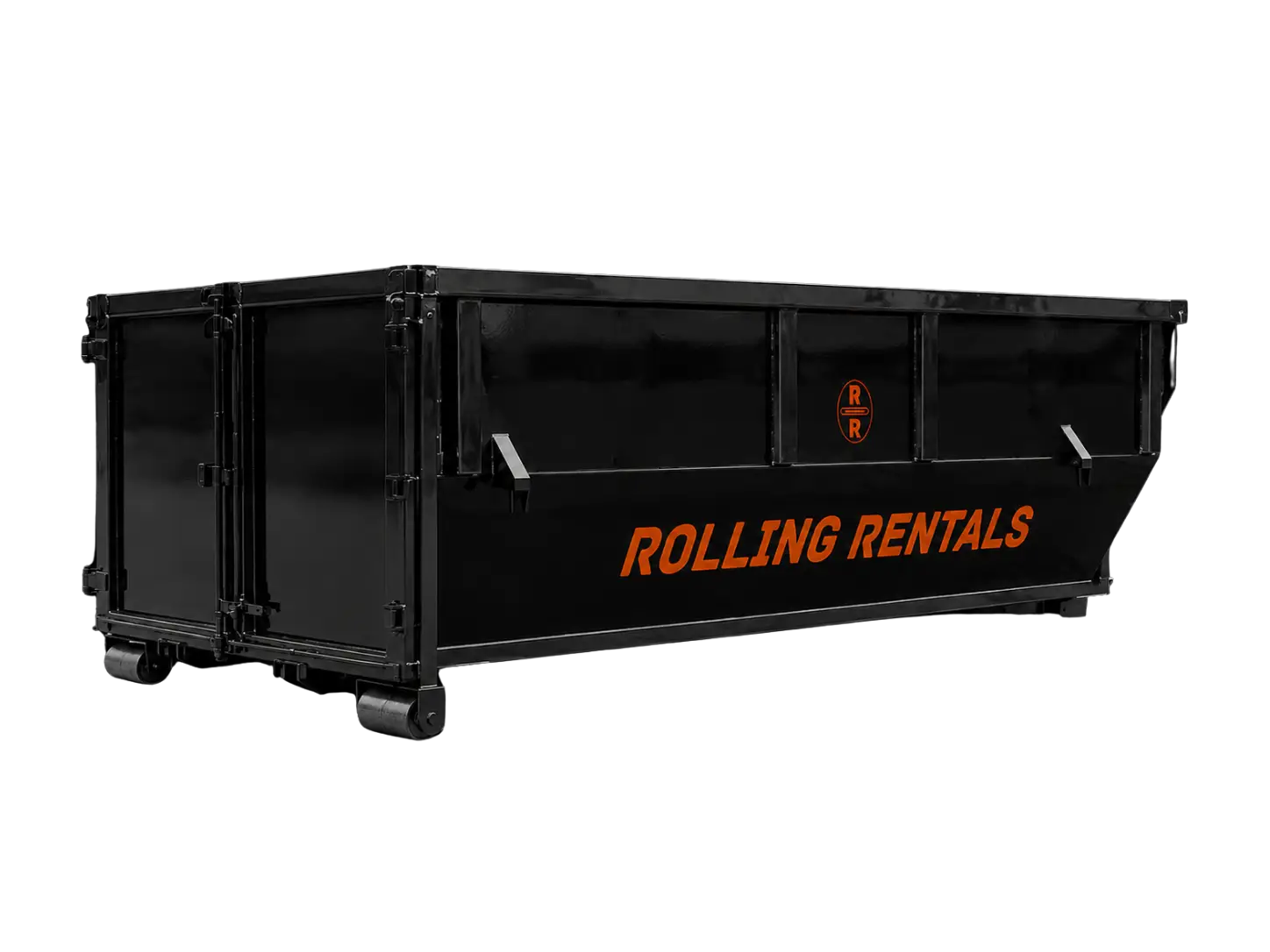 Rolling Rentals 20 yard dumpster staged for delivery in Chelan County WA