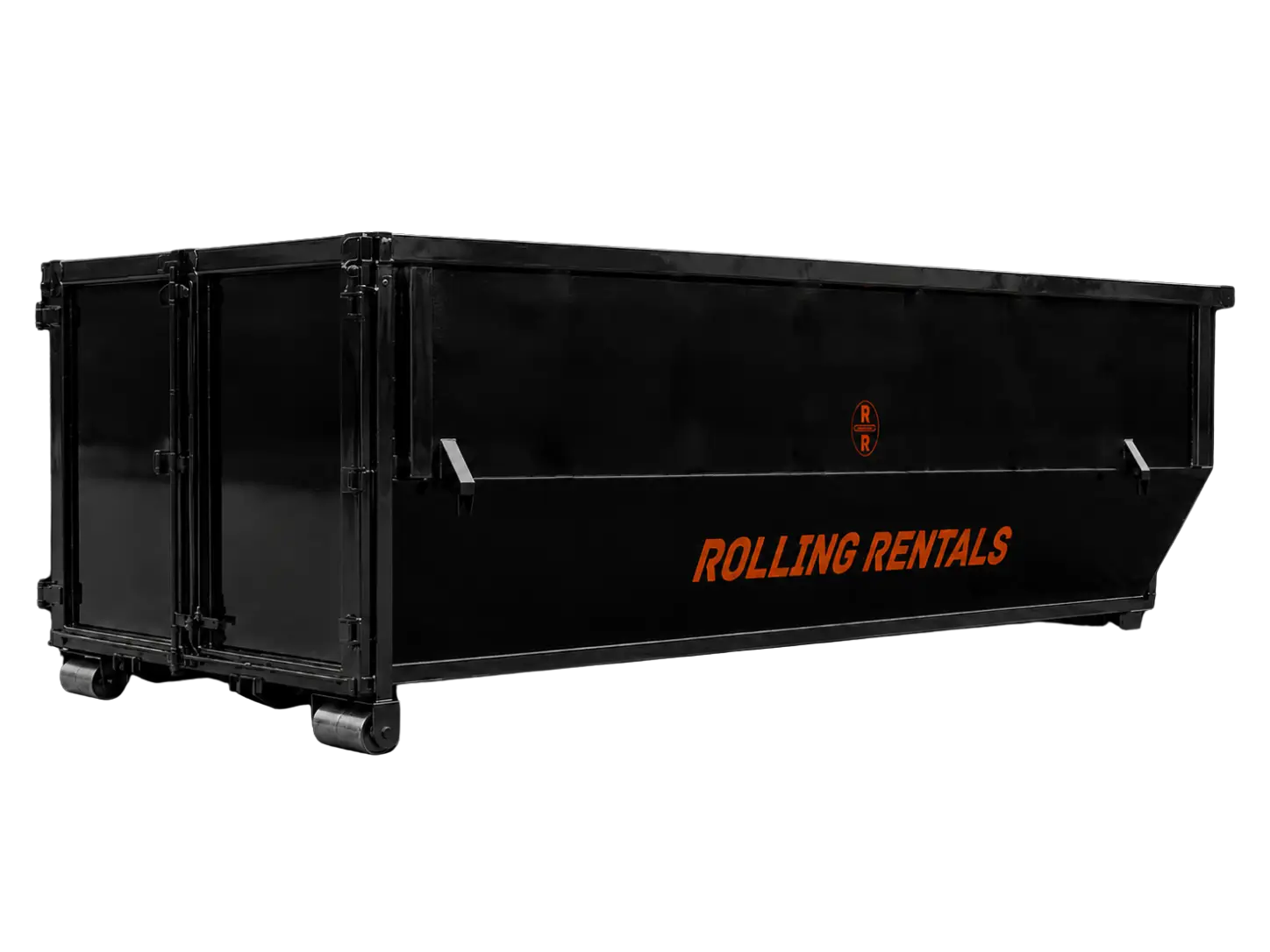 Rolling Rentals 30 yard construction dumpster on an active jobsite in Chelan County WA