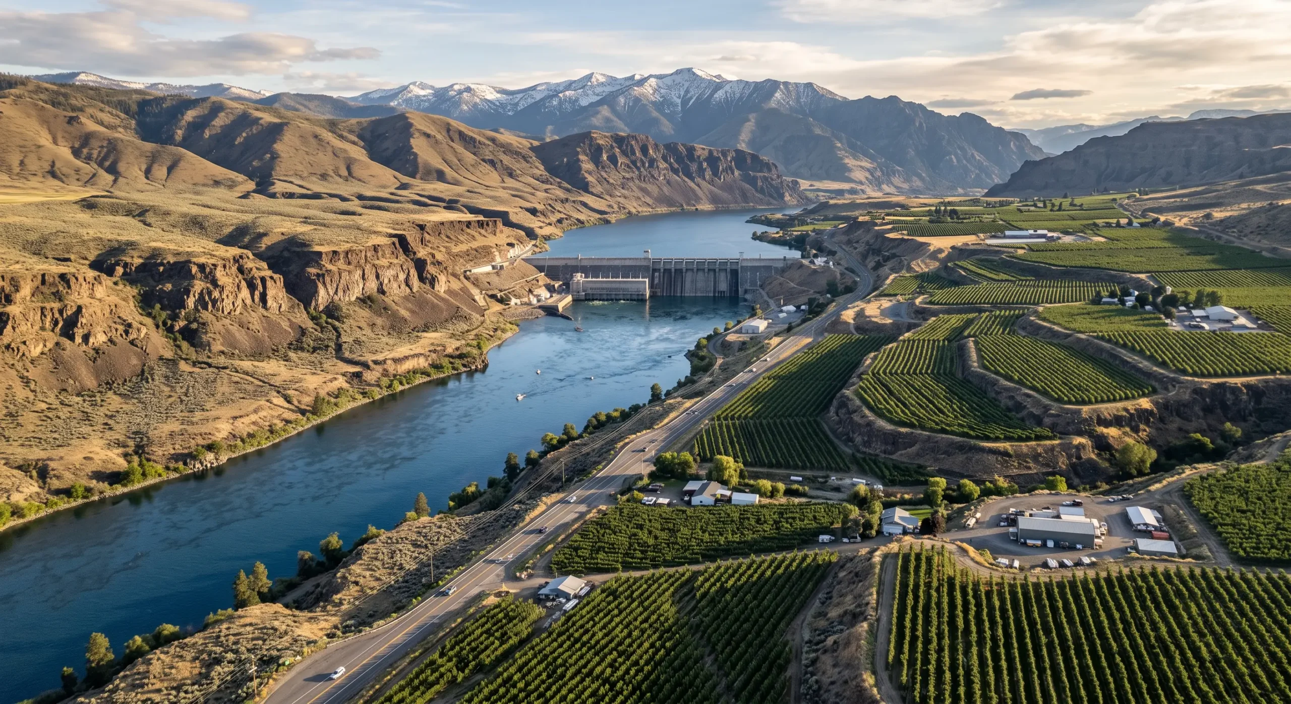 Chelan County, Washington, the Rolling Rentals dumpster rental service area